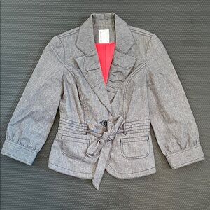 Smart Set Gray Cotton Blazer